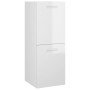 Juego de muebles de baño madera de ingeniería blanco brillo de , Muebles de baño - Ref: Foro24-3071177, Precio: 170,84 €, Des...