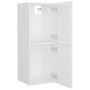 Juego de muebles de baño madera de ingeniería blanco brillo de , Muebles de baño - Ref: Foro24-3071177, Precio: 170,84 €, Des...