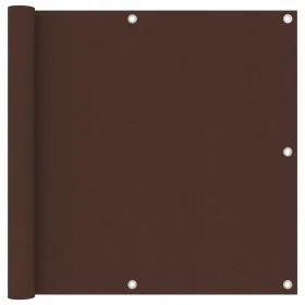 Balcony awning brown oxford fabric 90x500 cm by vidaXL, Umbrellas - Ref: Foro24-135074, Price: 27,67 €, Discount: %