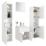 Juego de muebles de baño madera de ingeniería blanco brillo de , Muebles de baño - Ref: Foro24-3071492, Precio: 311,10 €, Des...