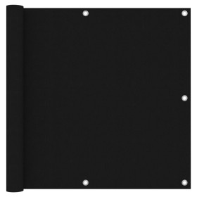 Toldo para balcón tela oxford negro 90x500 cm de vidaXL, Sombrillas - Ref: Foro24-135062, Precio: 29,26 €, Descuento: %