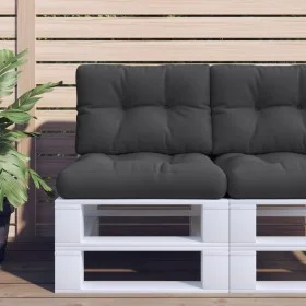 Cojín para sofá de palets de tela negro 60x40x12 cm de , Cojines para sillas y sofás - Ref: Foro24-360564, Precio: 19,20 €, D...