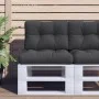 Cojín para sofá de palets de tela negro 60x40x12 cm de , Cojines para sillas y sofás - Ref: Foro24-360564, Precio: 19,20 €, D...
