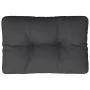 Cojín para sofá de palets de tela negro 60x40x12 cm de , Cojines para sillas y sofás - Ref: Foro24-360564, Precio: 19,20 €, D...