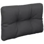 Cojín para sofá de palets de tela negro 60x40x12 cm de , Cojines para sillas y sofás - Ref: Foro24-360564, Precio: 19,20 €, D...