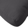 Cojín para sofá de palets de tela negro 60x40x12 cm de , Cojines para sillas y sofás - Ref: Foro24-360564, Precio: 22,91 €, D...