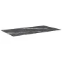 Table with black tempered glass marble design, 120x65 cm, 8 mm. by , Table tops - Ref: Foro24-322276, Price: 64,46 €, Discoun...