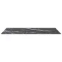 Table with black tempered glass marble design, 120x65 cm, 8 mm. by , Table tops - Ref: Foro24-322276, Price: 64,46 €, Discoun...