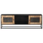 Mueble para TV de madera maciza de mango rugosa 120x30x40 cm de , Muebles TV - Ref: Foro24-323148, Precio: 336,39 €, Descuent...