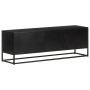 Mueble para TV de madera maciza de mango rugosa 120x30x40 cm de , Muebles TV - Ref: Foro24-323148, Precio: 336,39 €, Descuent...