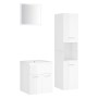 Juego de muebles de baño madera de ingeniería blanco brillo de , Muebles de baño - Ref: Foro24-3071132, Precio: 193,33 €, Des...
