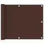 Toldo para balcón tela oxford marrón 75x300 cm de vidaXL, Sombrillas - Ref: Foro24-135068, Precio: 17,16 €, Descuento: %