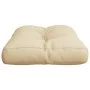 Cojín para sofá de palets de tela beige 60x40x12 cm de , Cojines para sillas y sofás - Ref: Foro24-360560, Precio: 24,79 €, D...