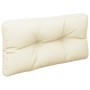 Cojines para sofá de palets 2 unidades tela crema de , Cojines para sillas y sofás - Ref: Foro24-360691, Precio: 83,03 €, Des...