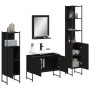 Juego de muebles de baño 4 piezas madera de ingeniería negro de , Muebles de baño - Ref: Foro24-3214359, Precio: 233,17 €, De...