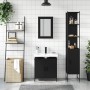 Juego de muebles de baño 3 pzas madera contrachapada negro de , Muebles de baño - Ref: Foro24-3214800, Precio: 186,61 €, Desc...