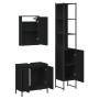 Juego de muebles de baño 3 pzas madera contrachapada negro de , Muebles de baño - Ref: Foro24-3214800, Precio: 186,61 €, Desc...