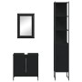 Juego de muebles de baño 3 pzas madera contrachapada negro de , Muebles de baño - Ref: Foro24-3214800, Precio: 186,61 €, Desc...