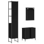 Juego de muebles de baño 3 pzas madera contrachapada negro de , Muebles de baño - Ref: Foro24-3214800, Precio: 186,61 €, Desc...