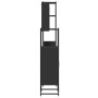 Juego de muebles de baño 4 piezas madera de ingeniería negro de , Muebles de baño - Ref: Foro24-3214765, Precio: 253,64 €, De...