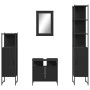 Juego de muebles de baño 4 pzas madera contrachapada negro de , Muebles de baño - Ref: Foro24-3214825, Precio: 233,48 €, Desc...