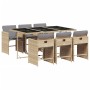 Set comedor de jardín 7 pzas con cojines ratán sintético beige de , Conjuntos de jardín - Ref: Foro24-3211092, Precio: 403,90...
