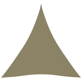 Toldo de vela triangular tela Oxford beige 3x4x4 m de vidaXL, Sombrillas - Ref: Foro24-135174, Precio: 30,41 €, Descuento: %