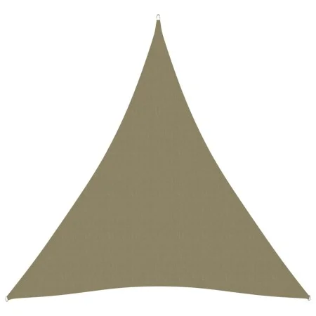 Toldo de vela triangular tela Oxford beige 3x4x4 m de vidaXL, Sombrillas - Ref: Foro24-135174, Precio: 30,41 €, Descuento: %