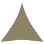 Toldo de vela triangular tela Oxford beige 3x4x4 m de vidaXL, Sombrillas - Ref: Foro24-135174, Precio: 28,22 €, Descuento: %