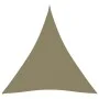 Toldo de vela triangular tela Oxford beige 3x4x4 m de vidaXL, Sombrillas - Ref: Foro24-135174, Precio: 30,41 €, Descuento: %