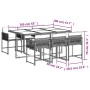 Set comedor de jardín 7 pzas con cojines ratán sintético beige de , Conjuntos de jardín - Ref: Foro24-3211452, Precio: 368,65...