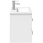 Mueble de baño con lavabo integrado blanco de , Tocadores de baño - Ref: Foro24-3278776, Precio: 256,28 €, Descuento: %