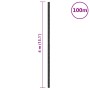 Membrana para malezas PP negra 4x100 m de , Mallas antihierbas - Ref: Foro24-4005168, Precio: 217,84 €, Descuento: %