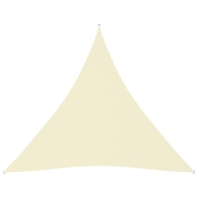 Toldo de vela triangular tela Oxford color crema 4,5x4,5x4,5 m de vidaXL, Sombrillas - Ref: Foro24-135233, Precio: 36,19 €, D...