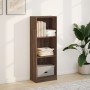 Estantería de madera de ingeniería marrón roble 40x24x109 cm de , Librerías y estanterías - Ref: Foro24-857780, Precio: 37,20...