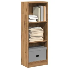 Estantería de madera de ingeniería roble artesano 40x24x109 cm de , Librerías y estanterías - Ref: Foro24-857782, Precio: 37,...