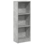 Estantería de madera de ingeniería gris hormigón 40x24x109 cm de , Librerías y estanterías - Ref: Foro24-857777, Precio: 34,1...