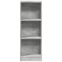 Estantería de madera de ingeniería gris hormigón 40x24x109 cm de , Librerías y estanterías - Ref: Foro24-857777, Precio: 34,1...