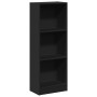 Estantería de madera de ingeniería negra 40x24x109 cm de , Librerías y estanterías - Ref: Foro24-857775, Precio: 36,78 €, Des...