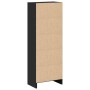 Estantería de madera de ingeniería negra 40x24x109 cm de , Librerías y estanterías - Ref: Foro24-857775, Precio: 36,78 €, Des...