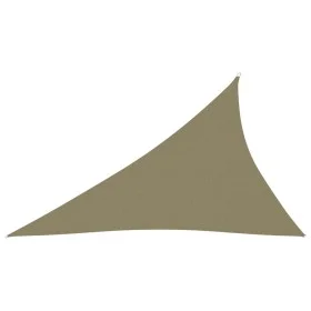 Toldo de vela triangular tela Oxford beige 3x4x5 m de vidaXL, Sombrillas - Ref: Foro24-135173, Precio: 31,62 €, Descuento: %