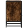 Mesita de noche madera de ingeniería roble ahumado 40x31x50 cm de , Mesitas de noche - Ref: Foro24-848678, Precio: 45,92 €, D...