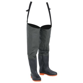 Botas altas de agua de pesca verde oscuro talla 40 de , Vadeadores para caza y para pesca - Ref: Foro24-4017028, Precio: 33,1...