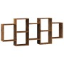 Estantería de pared madera ingeniería envejecida 159x18x65 cm de , Estantes y estanterías - Ref: Foro24-853216, Precio: 59,53...