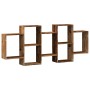 Estantería de pared madera ingeniería envejecida 159x18x65 cm de , Estantes y estanterías - Ref: Foro24-853216, Precio: 59,53...
