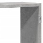 Estante de pared madera ingeniería gris hormigón 129x18x42 cm de , Estantes y estanterías - Ref: Foro24-853221, Precio: 53,18...