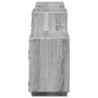 Estante de pared madera ingeniería gris Sonoma 129x18x42 cm de , Estantes y estanterías - Ref: Foro24-853223, Precio: 52,34 €...