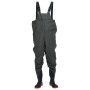 Vadeador de pecho con botas verde oscuro talla 42 de , Vadeadores para caza y para pesca - Ref: Foro24-4016976, Precio: 49,26...