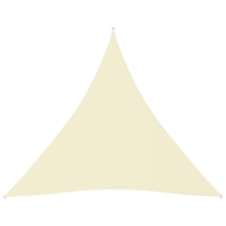 Toldo de vela triangular tela Oxford color crema 3x3x3 m de vidaXL, Sombrillas - Ref: Foro24-135225, Precio: 18,63 €, Descuen...