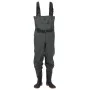 Vadeador de pecho con botas y cinturón verde oscuro talla 45 de , Vadeadores para caza y para pesca - Ref: Foro24-4016997, Pr...